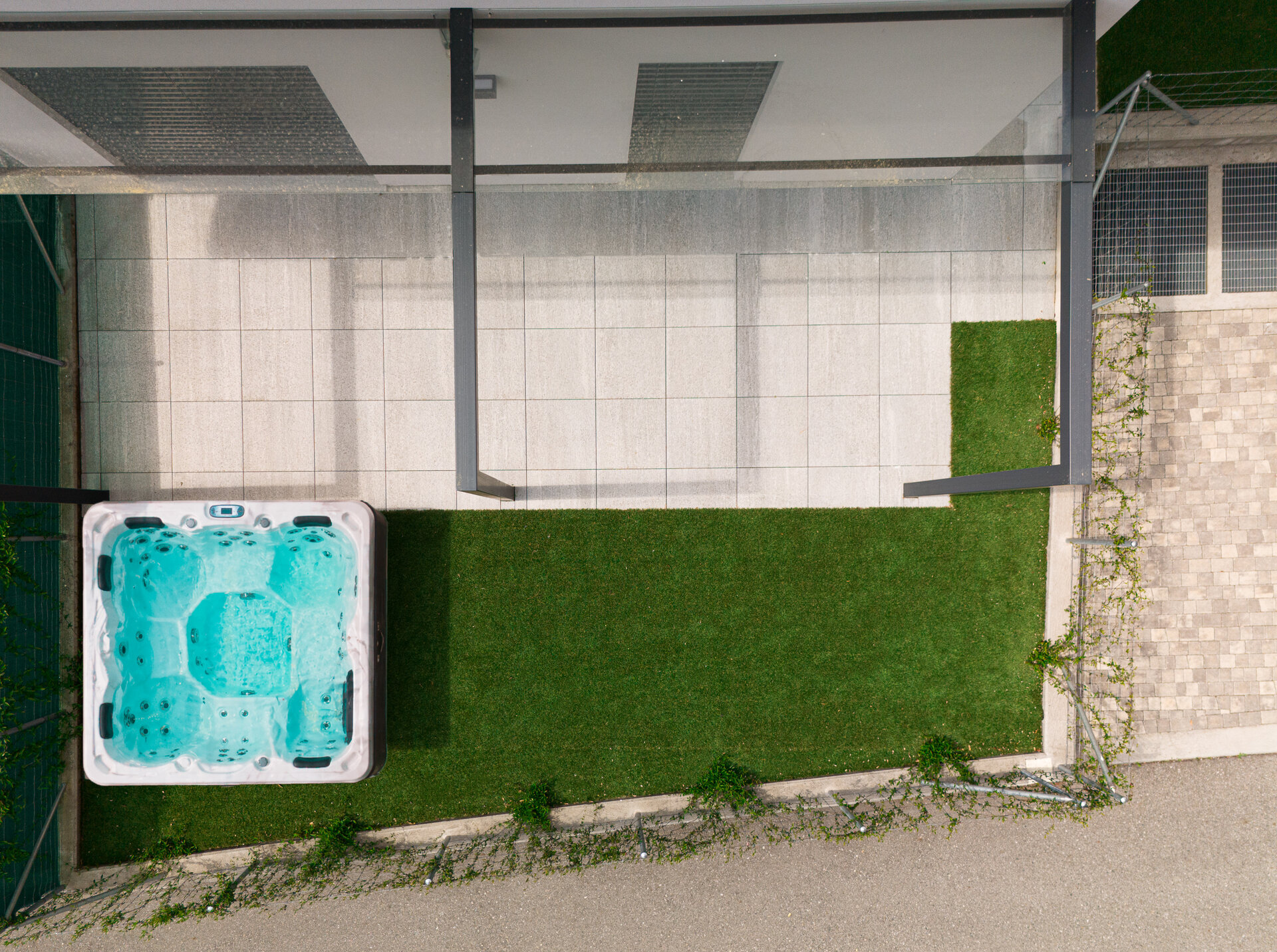 Drone immobiliare Milano, ripresa aerea villa di pregio